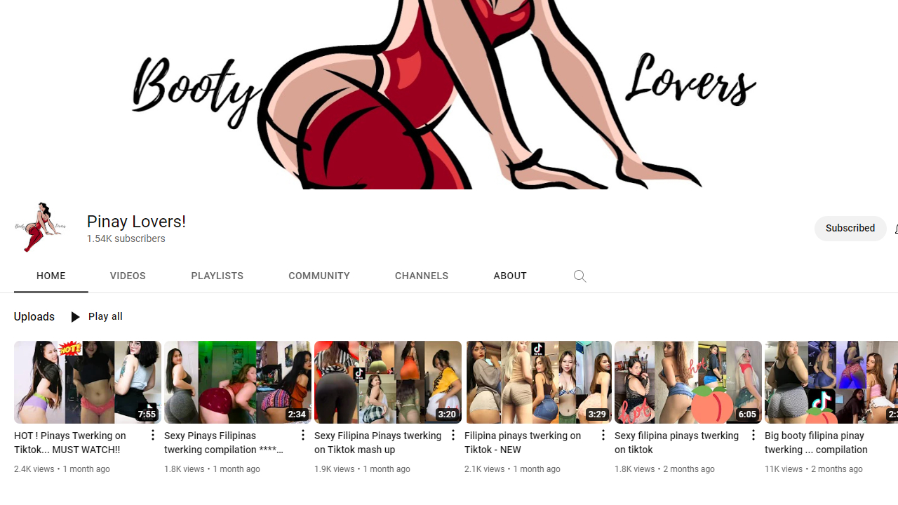 Pinay Lovers YOUTUBE channel…