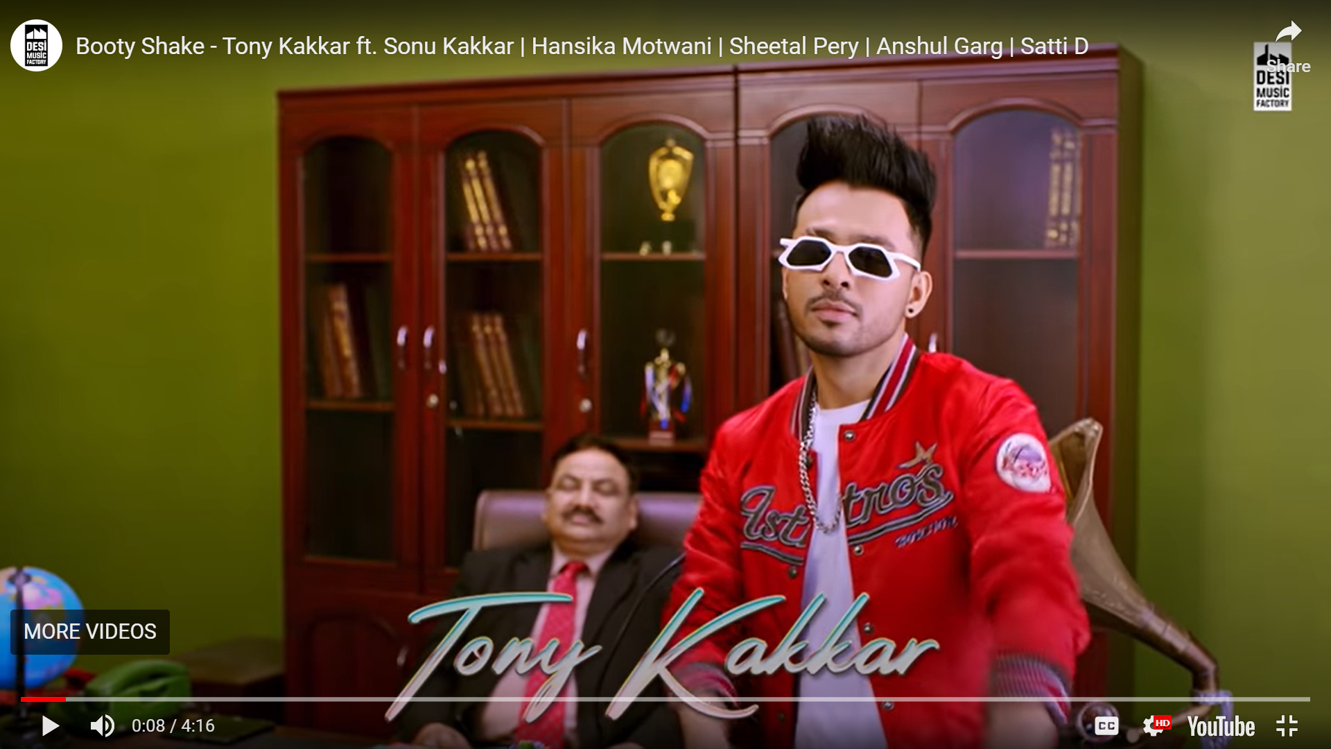 Booty Shake by Tony kakkar and Sonu Kakkar (Striaight out of India)